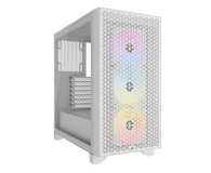 CORSAIR Obudowa 3000D Airflow RGB TG Mid-Tower Biała CC-9011256-WW - 1150141 - zdjęcie 1